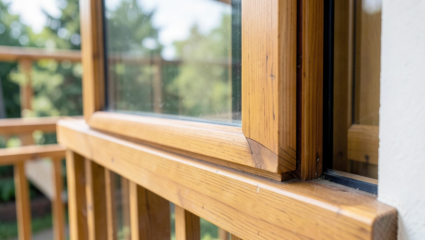 Koszt okna balkonowego z drewna