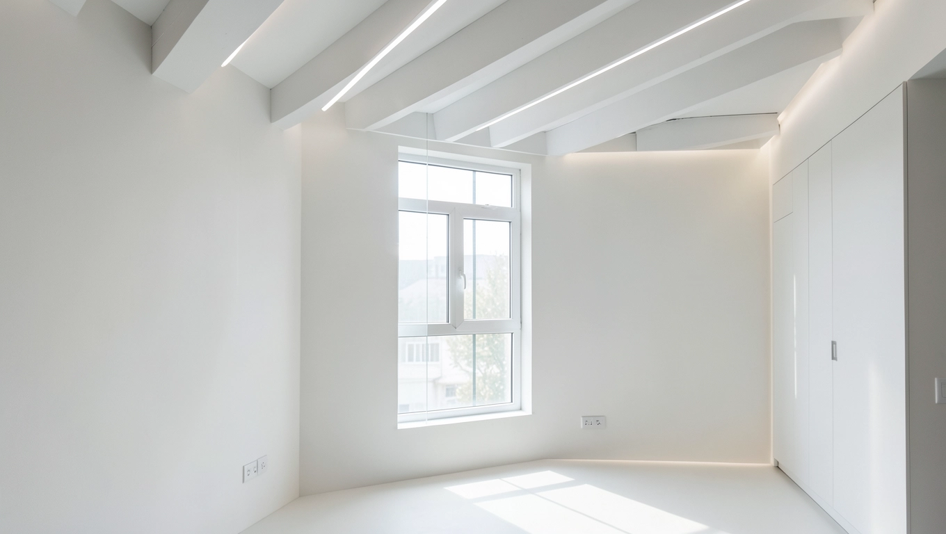 Oświetlenie drugiej części bez dodatkowego okna