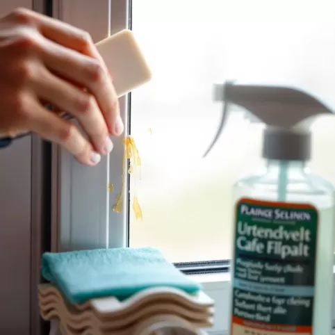 Jak usunąć klej z okna plastikowego