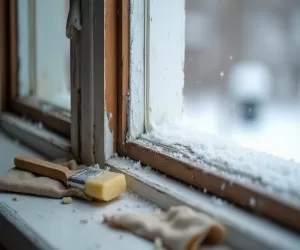 Jak uszczelnić okna drewniane na zimę