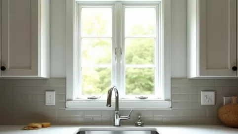 Na jakiej wysokości okna w kuchni