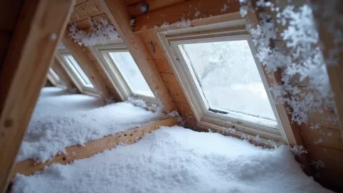 Nawiewniki w oknach dachowych zimą