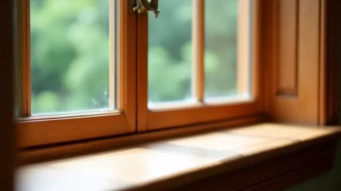 Okna złoty dąb jakie parapety wewnętrzne